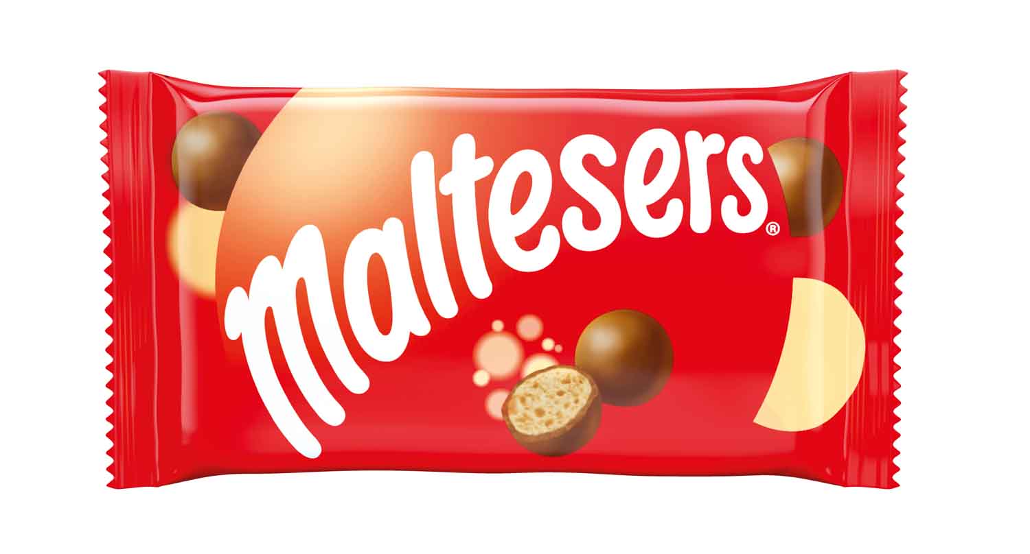 Maltesers Milk Chocolate with Honeycomb 37g Bag 25 Pcs